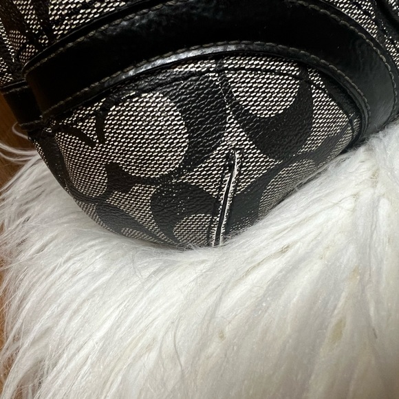 Coach Peyton Shopper Carryall (F18923) Bk/Gr - Picture 6 of 16